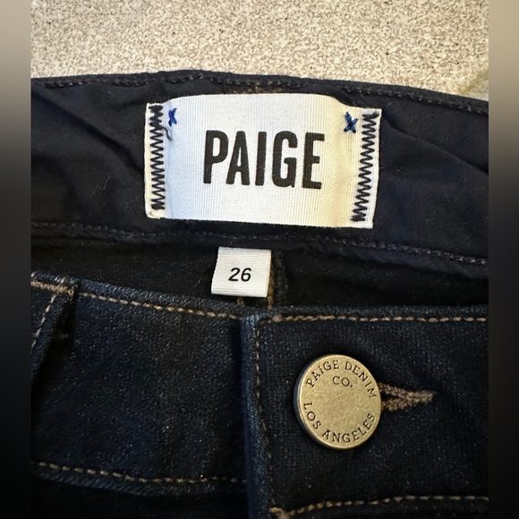 Paige Hoxton Straight Leg Dark Wash‎ Mona Jeans Women’s 26 - Picture 6 of 11